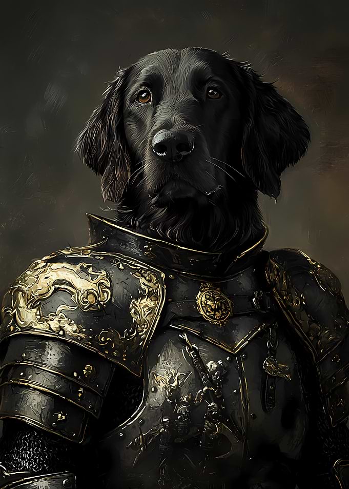 Flat-coated Retriever Knight