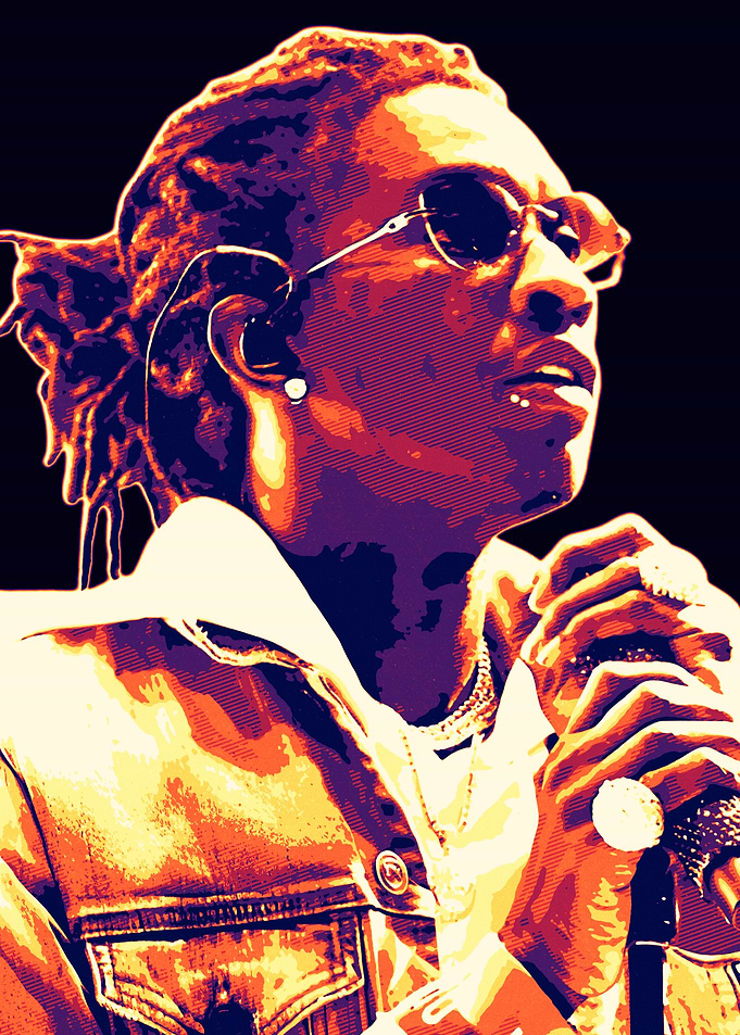 Young Thug Pop Art Portrait