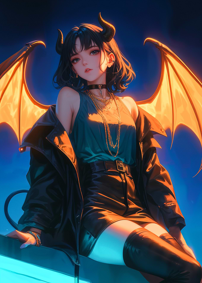 Demon Anime Girl