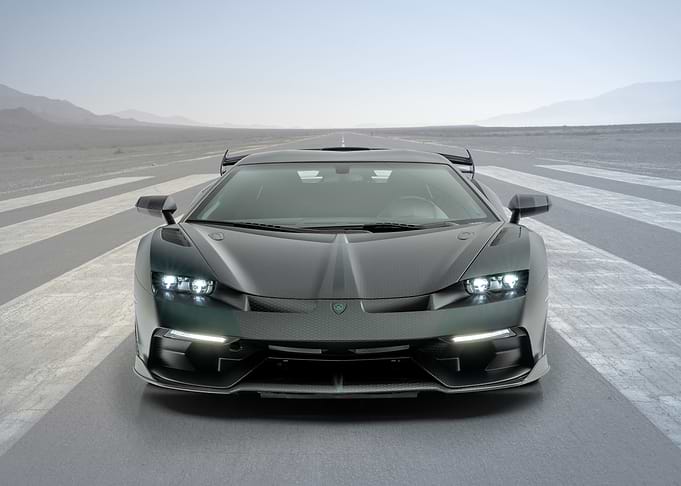 Black Sports Car on Track
