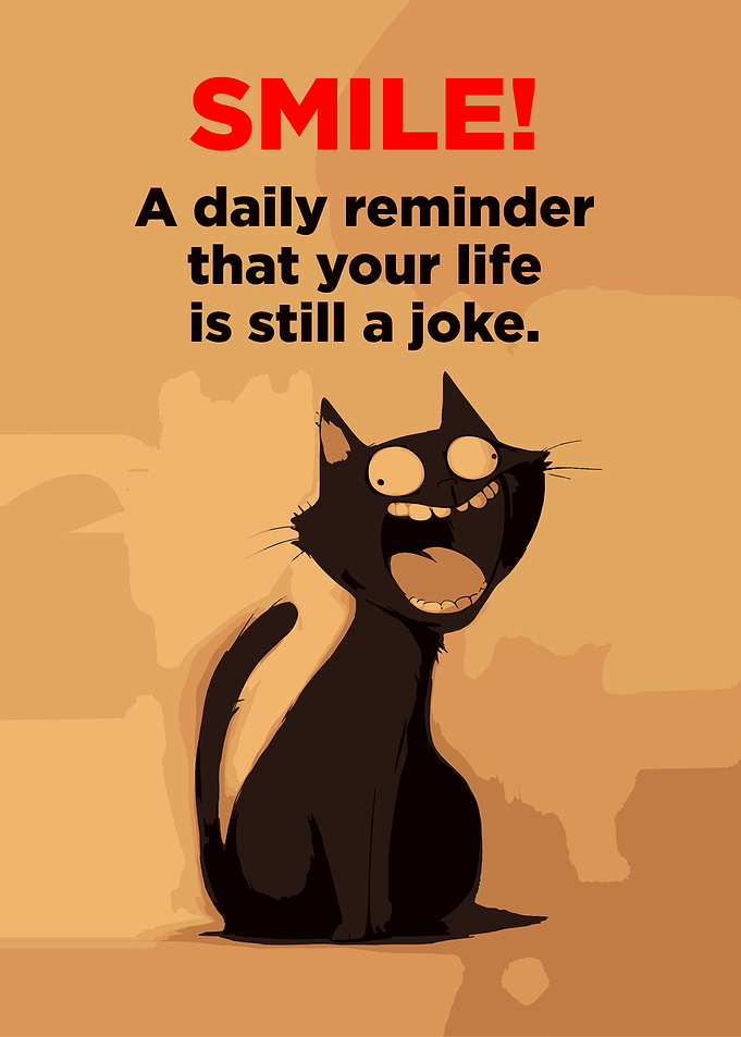 Smile Cat Funny Quotes