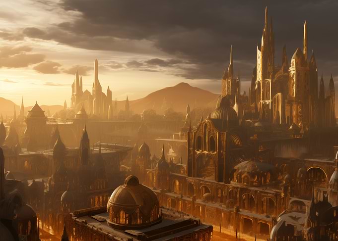 Golden Dwarven City