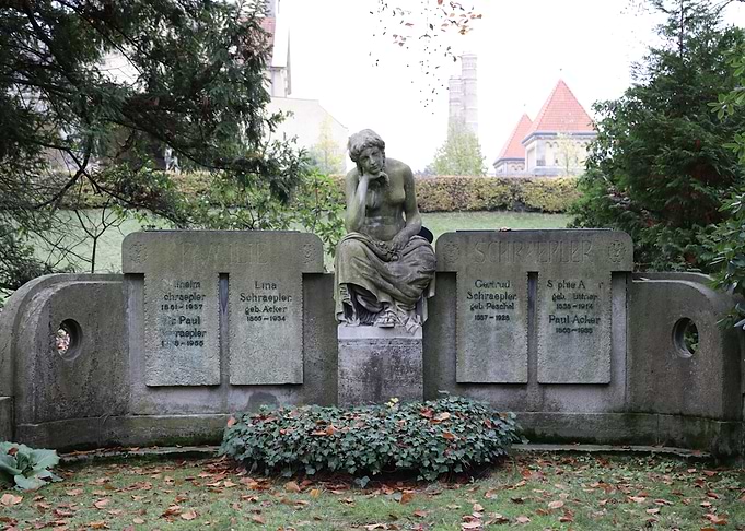 Gravestone with Sculpture