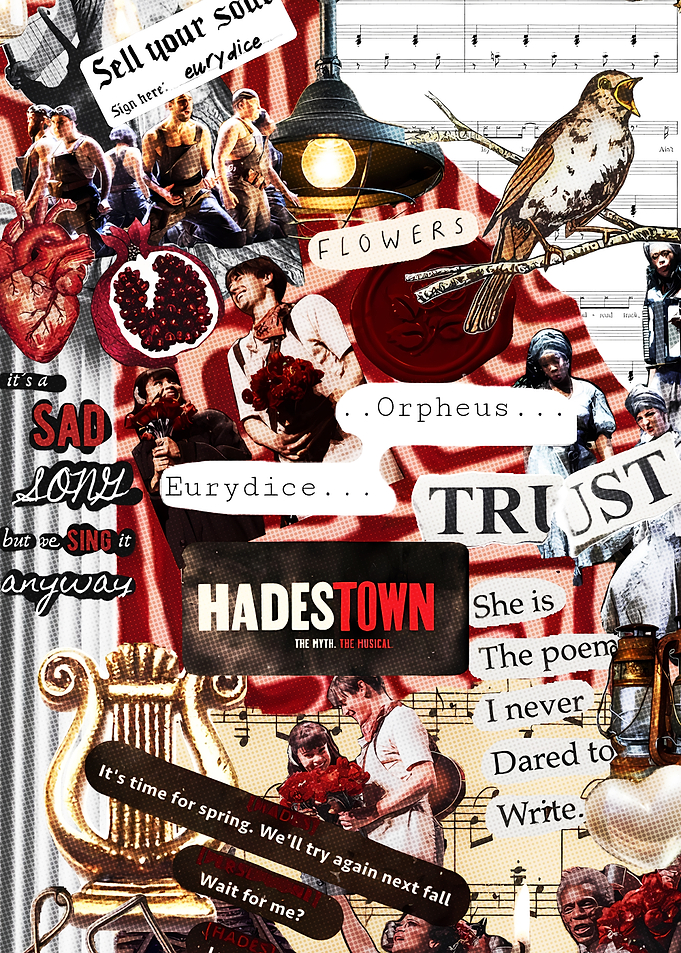 Hadestown Musical Collage