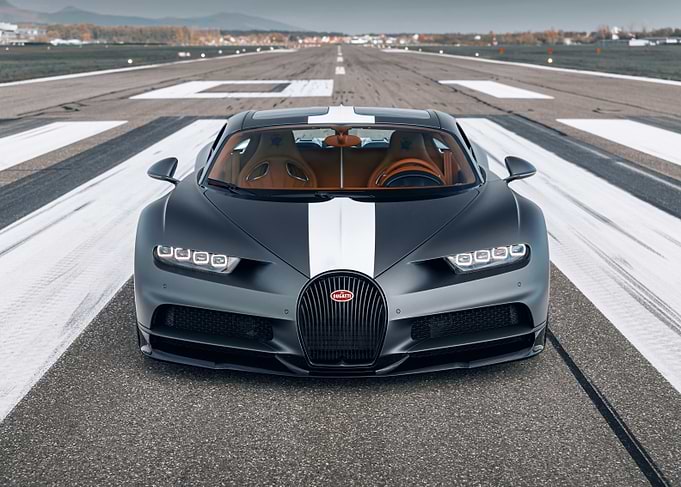 Bugatti Chiron on Runway