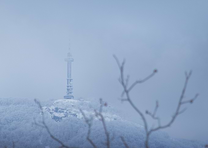 Winter Veiled TV Tower