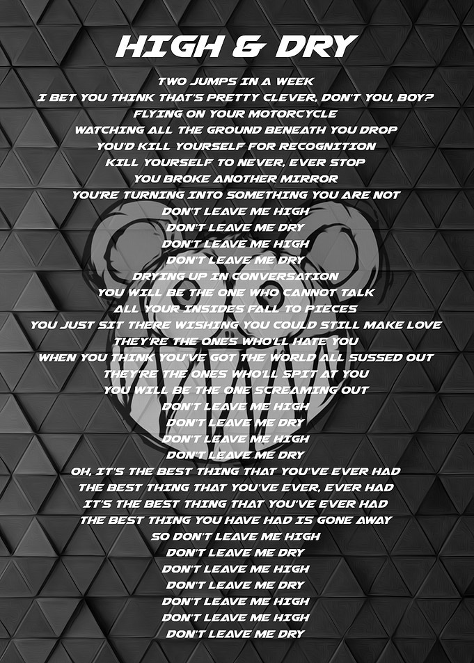 High & Dry Lyrics
