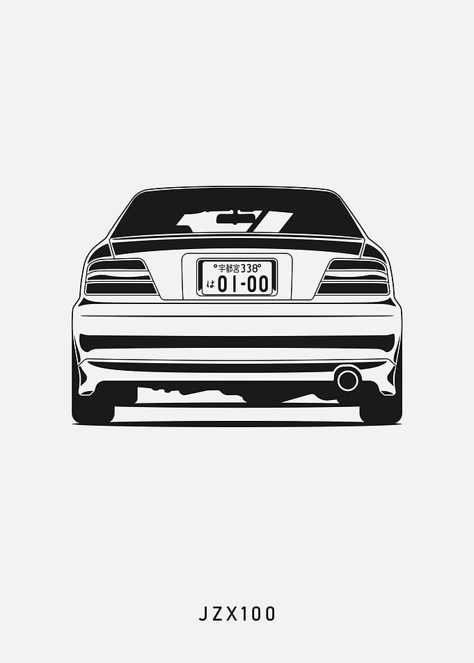 Chaser JZX100 Rear View