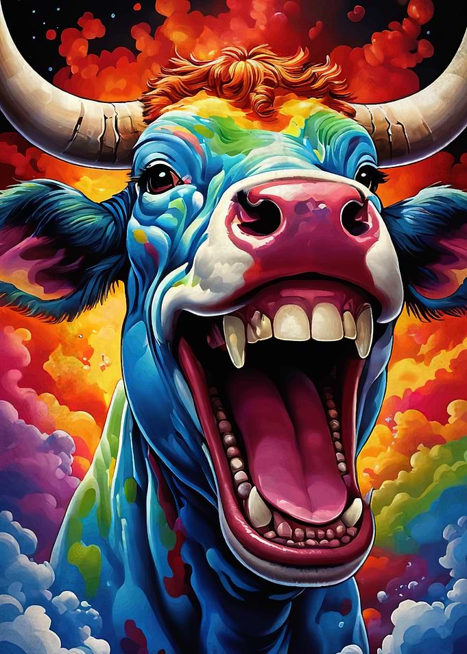 Rainbow Cow