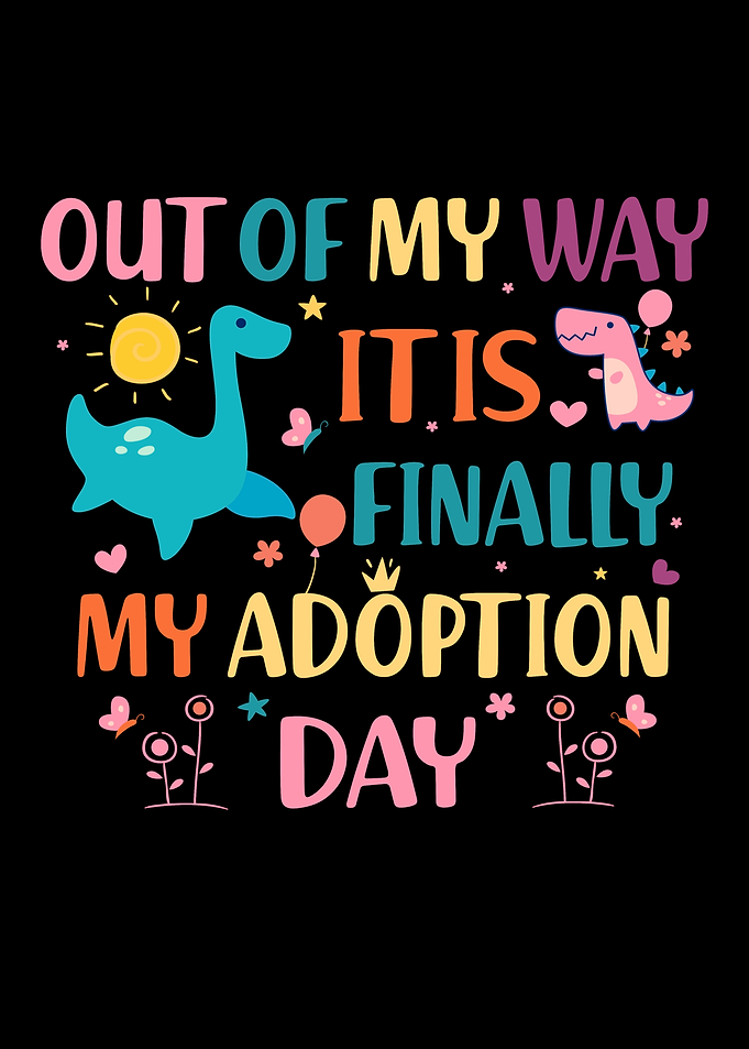 Adoption Day Dinosaur Design