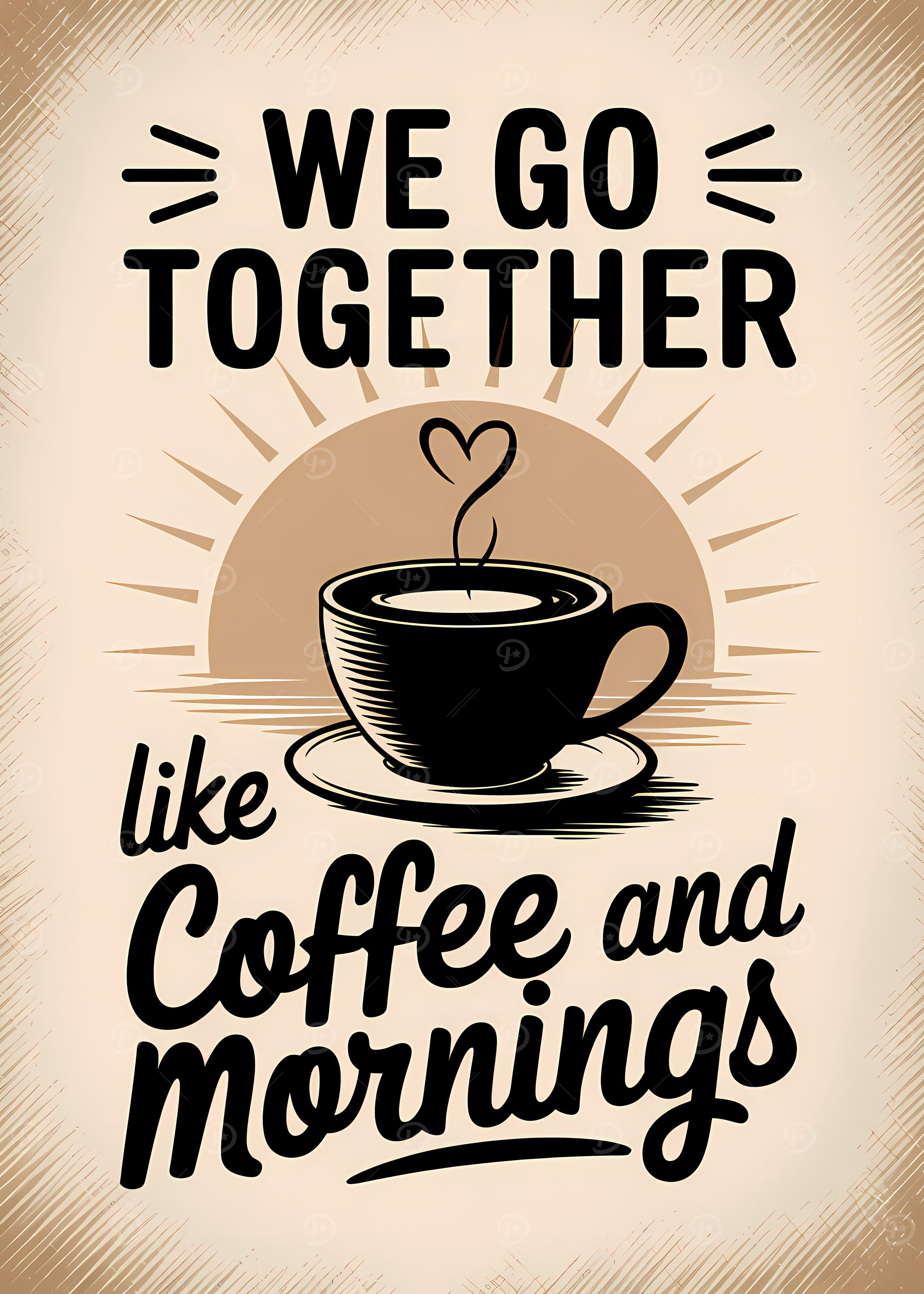 We Go Together Like Coffee and Mornings
