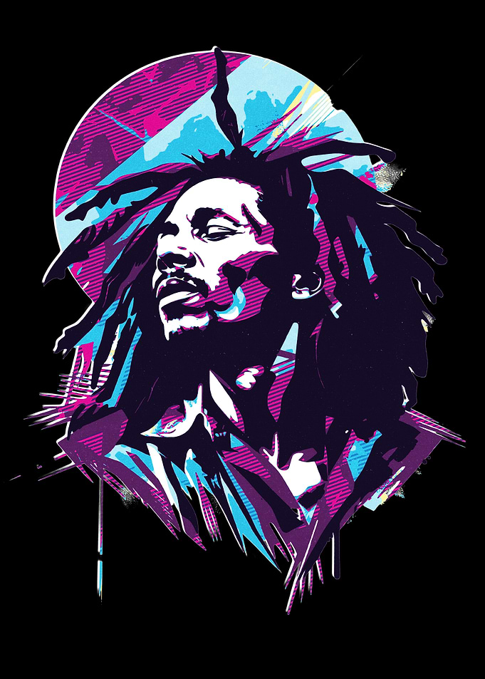 Bob Marley Portrait