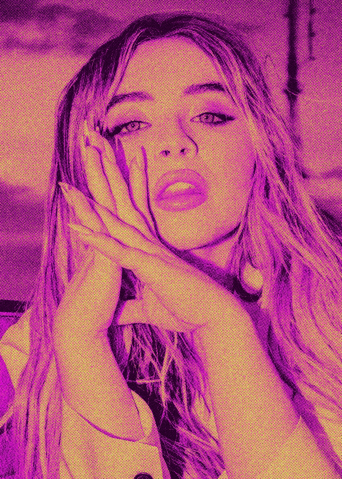 Purple Portrait