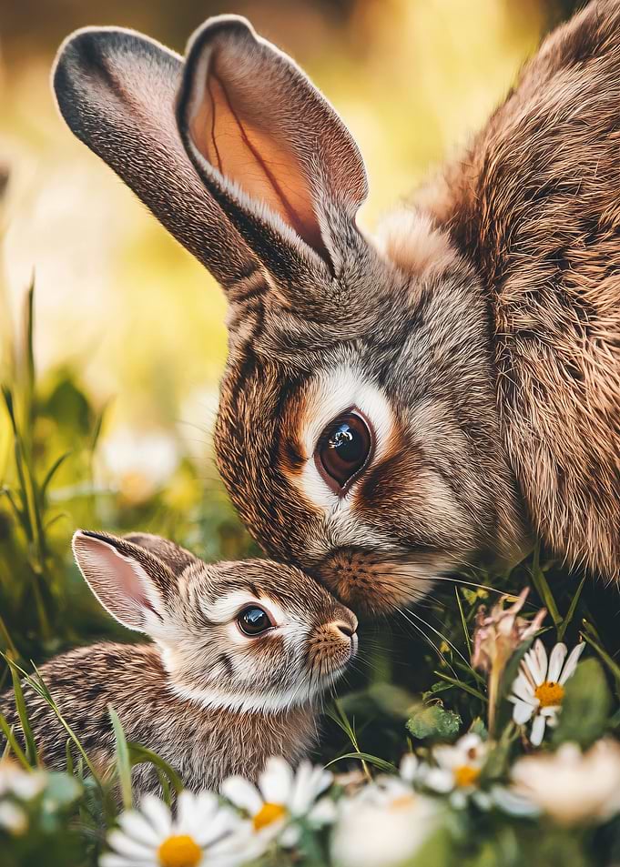 Mother Rabbit and baby