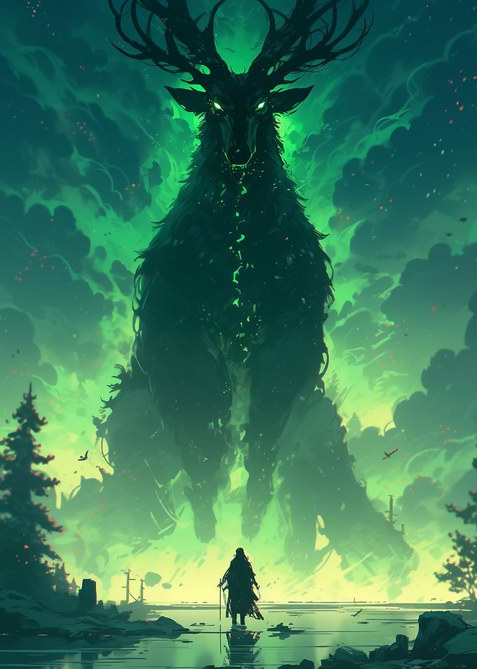 Giant Green Stag