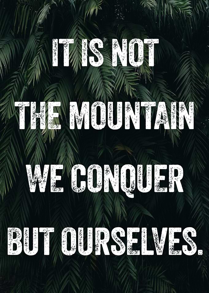 Conquer Yourself Quote