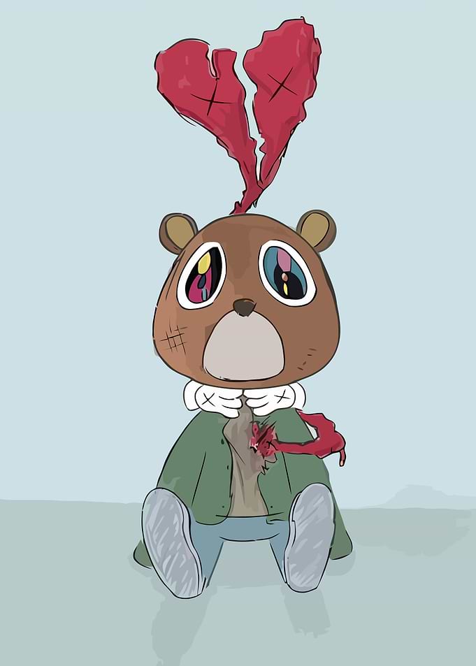 Broken Heart Bear
