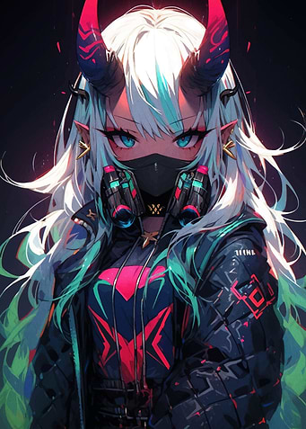Cyberpunk Anime Girl