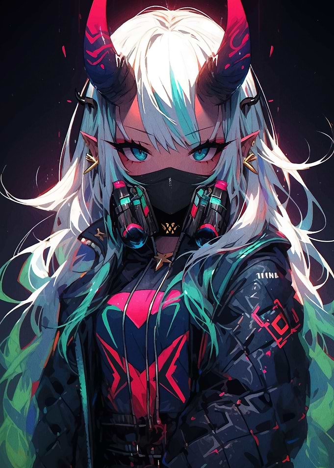 Cyberpunk Anime Girl