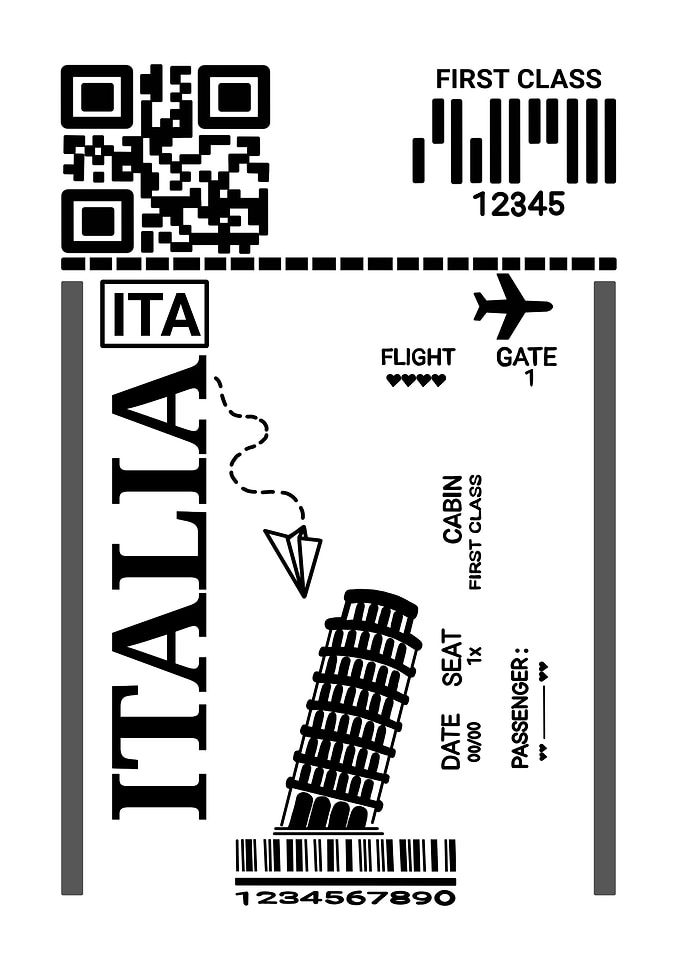 Italy Flight Ticket