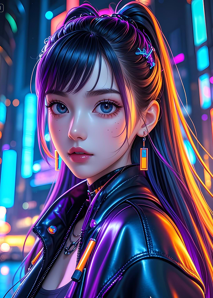Anime Girl Portrait