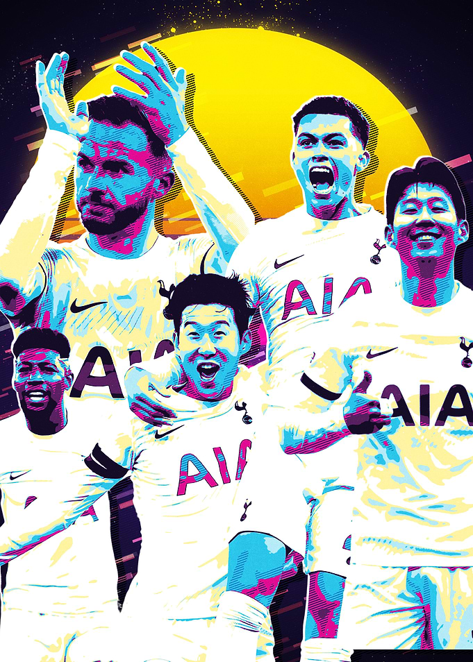 Tottenham Hotspur Players Celebration