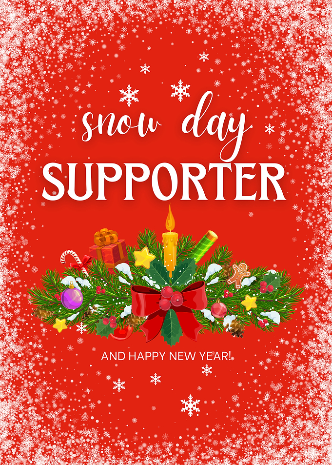 Snow Day Supporter Christmas Card