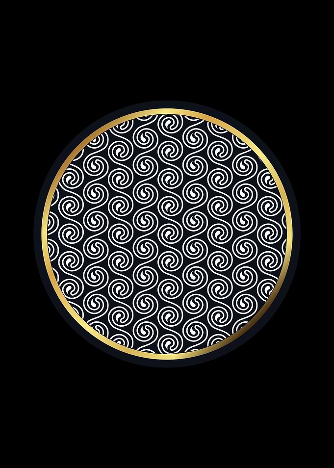 Gold Circle Pattern