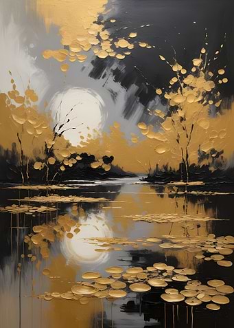 Golden Lake Sunset
