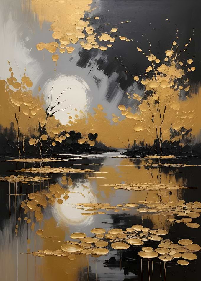 Golden Lake Sunset
