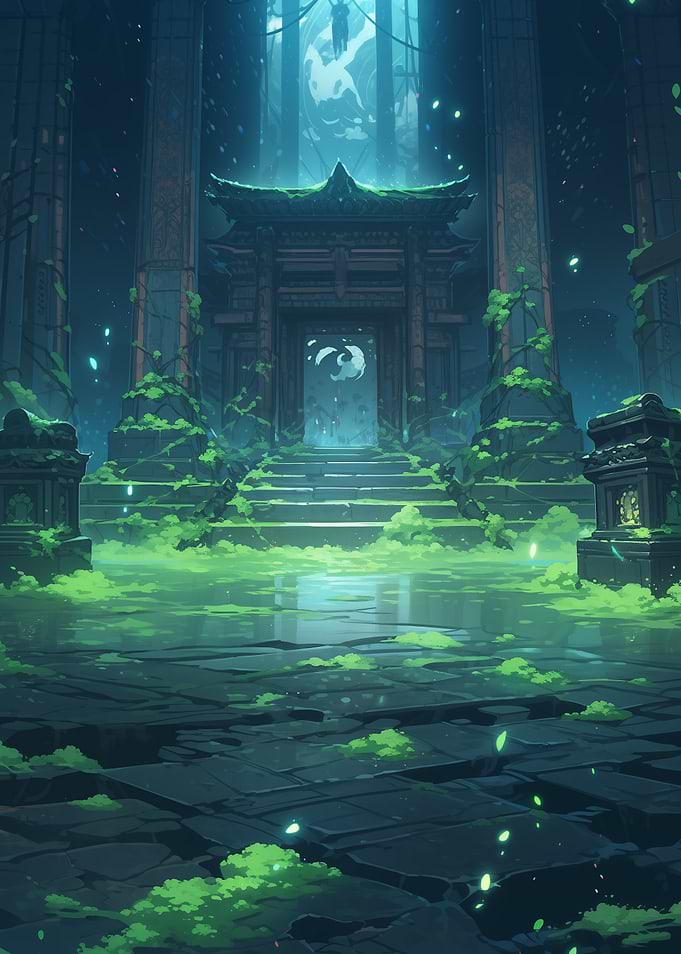 Ancient Temple Gateway