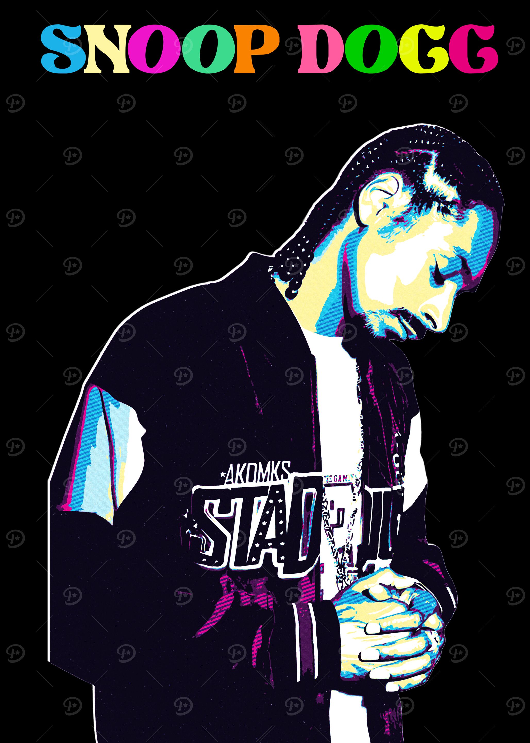 Snoop Dogg Pop Art Portrait