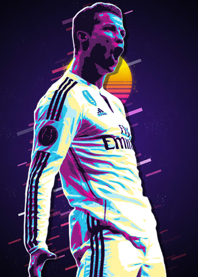 Cristiano Ronaldo Retro Art