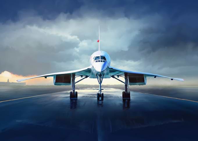 Concorde Supersonic Jet