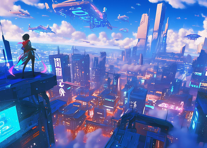 Cyberpunk Cityscape