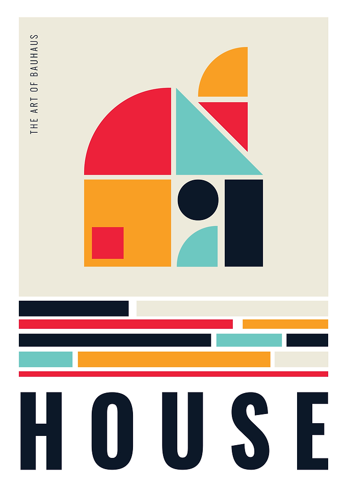 Bauhaus House Art Print