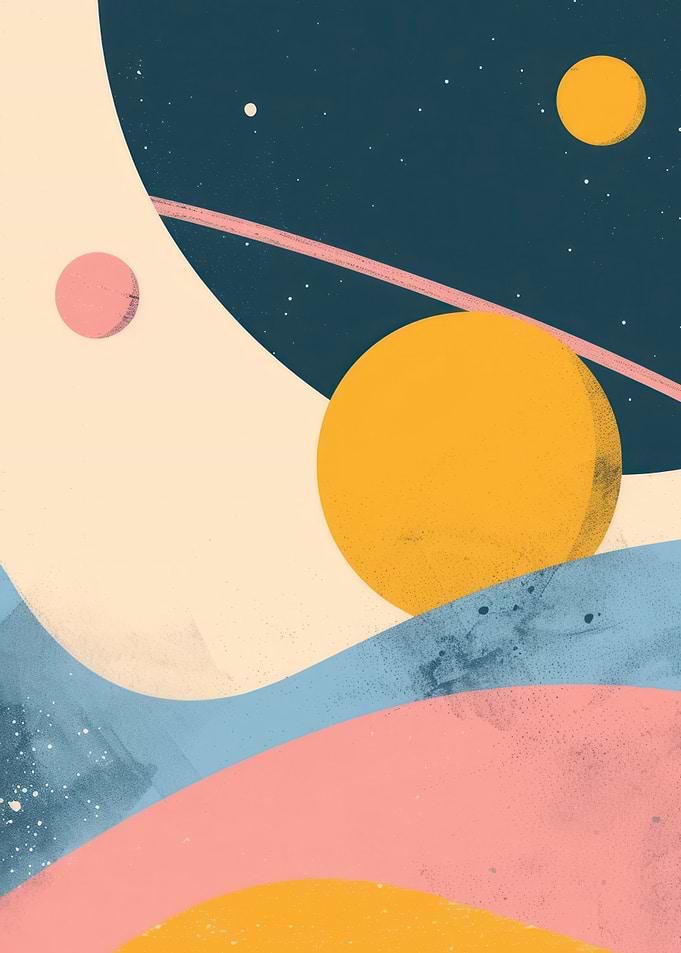 Abstract Space Art