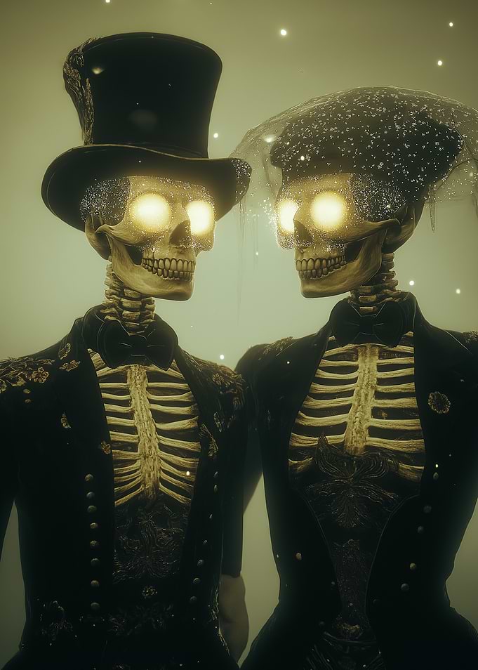 Skeleton Gothic Wedding