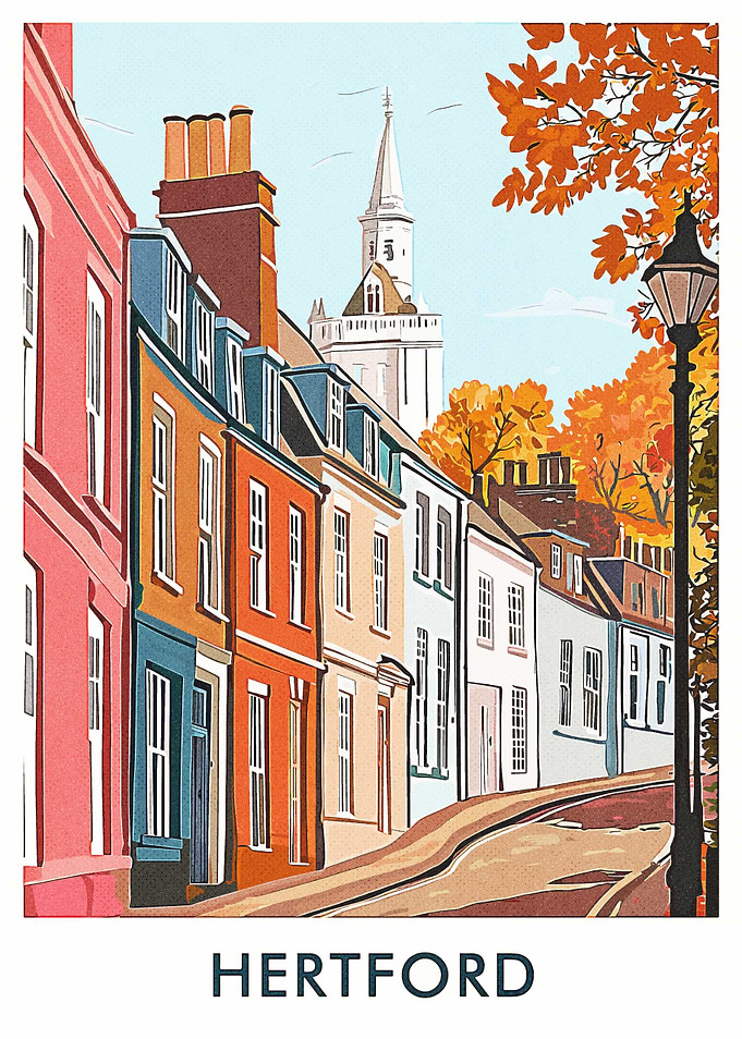 Hertford Town Illustration