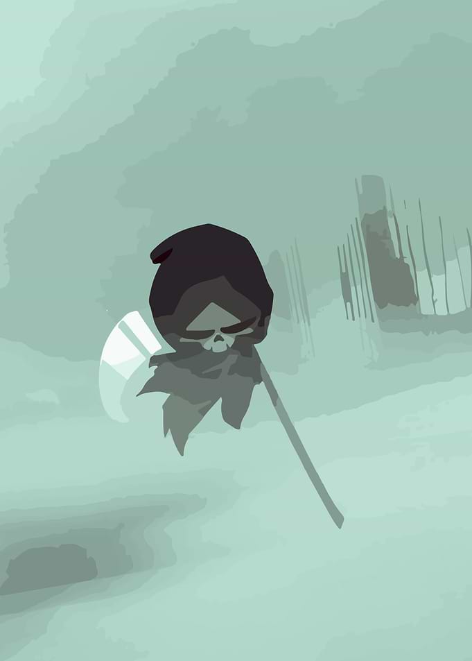 Grim Reaper in Fog