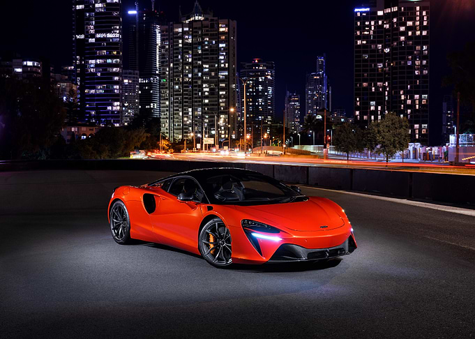 McLaren 765LT Night Shot
