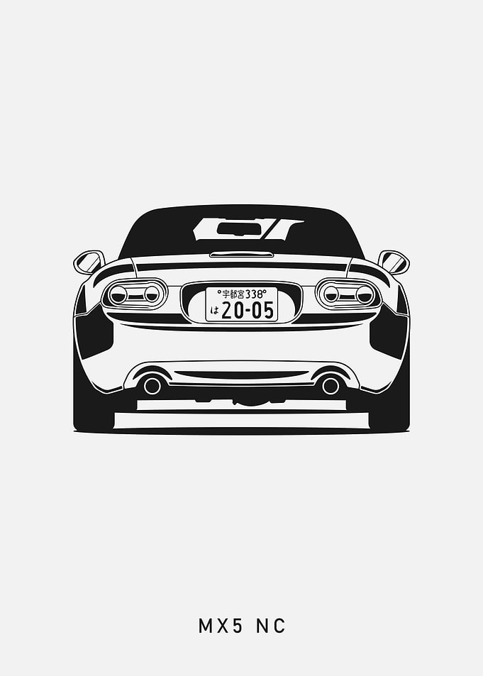 MX-5 NC Rear View