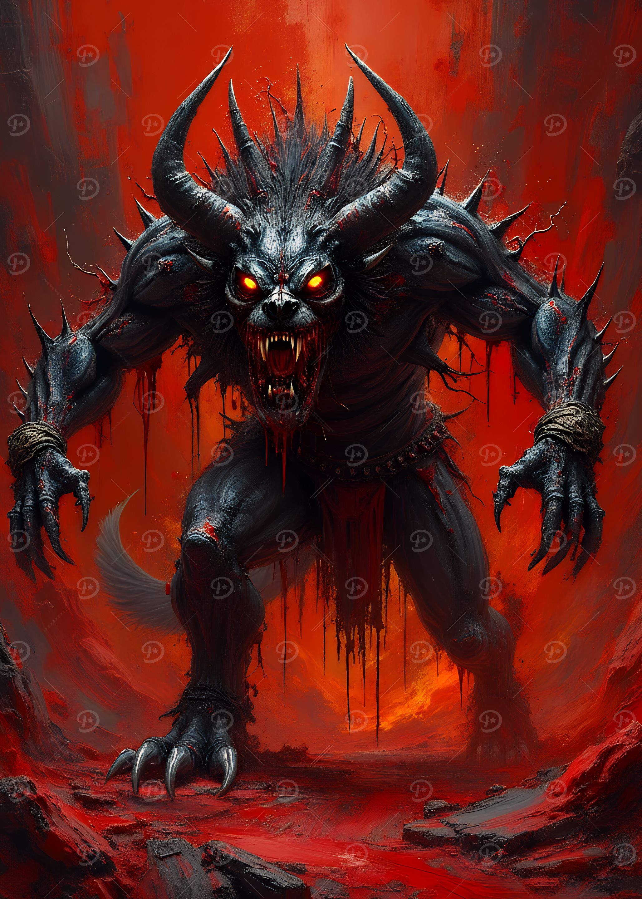 Ferocious Demon Creature