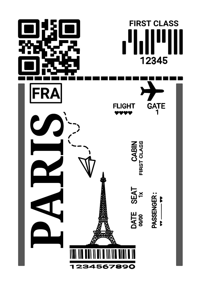 Paris Flight Ticket