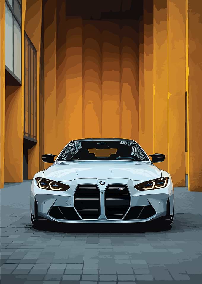 White BMW M3