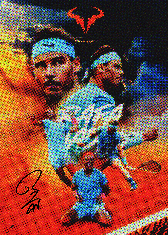 Rafael Nadal Tennis Poster