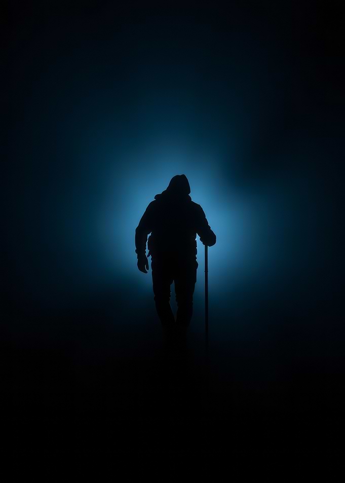 Silhouette in Fog