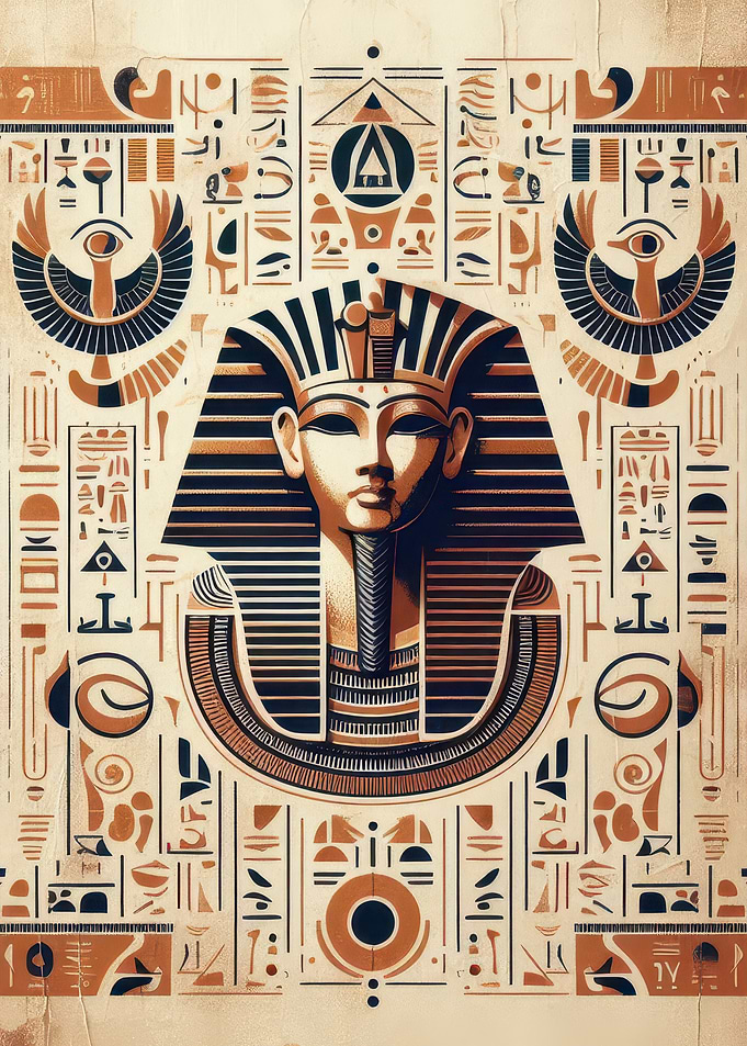 Egyptian Pharaoh Art Print