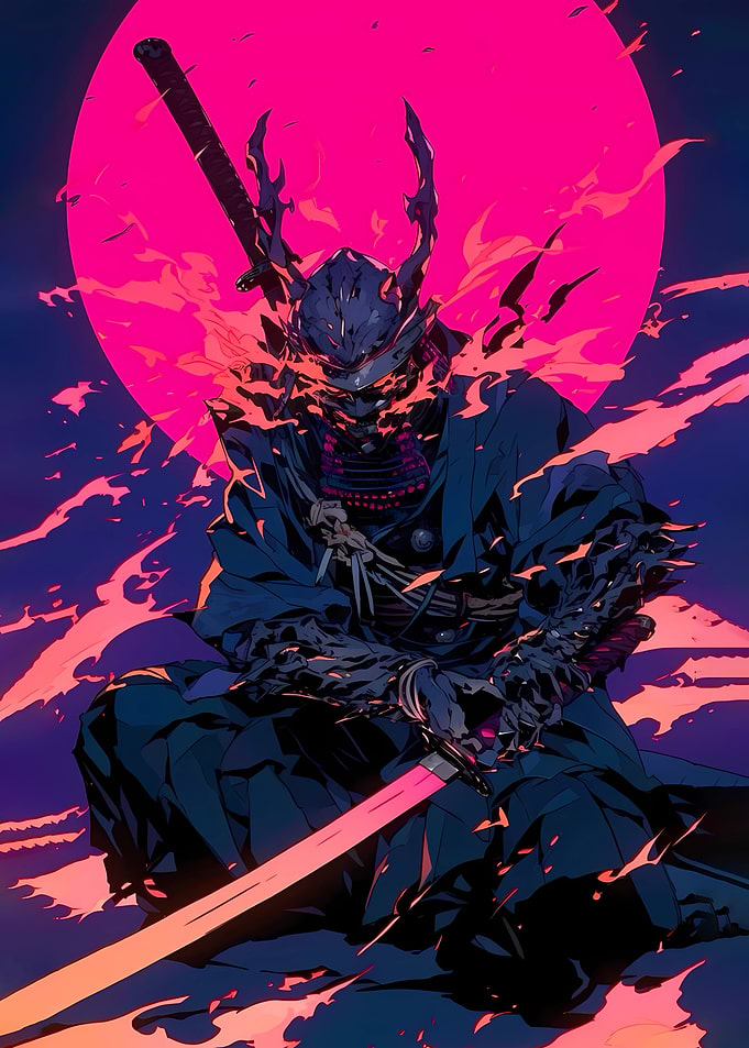 Samurai in Flames