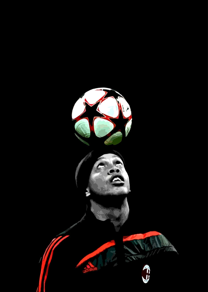 Soccer Player with Ball